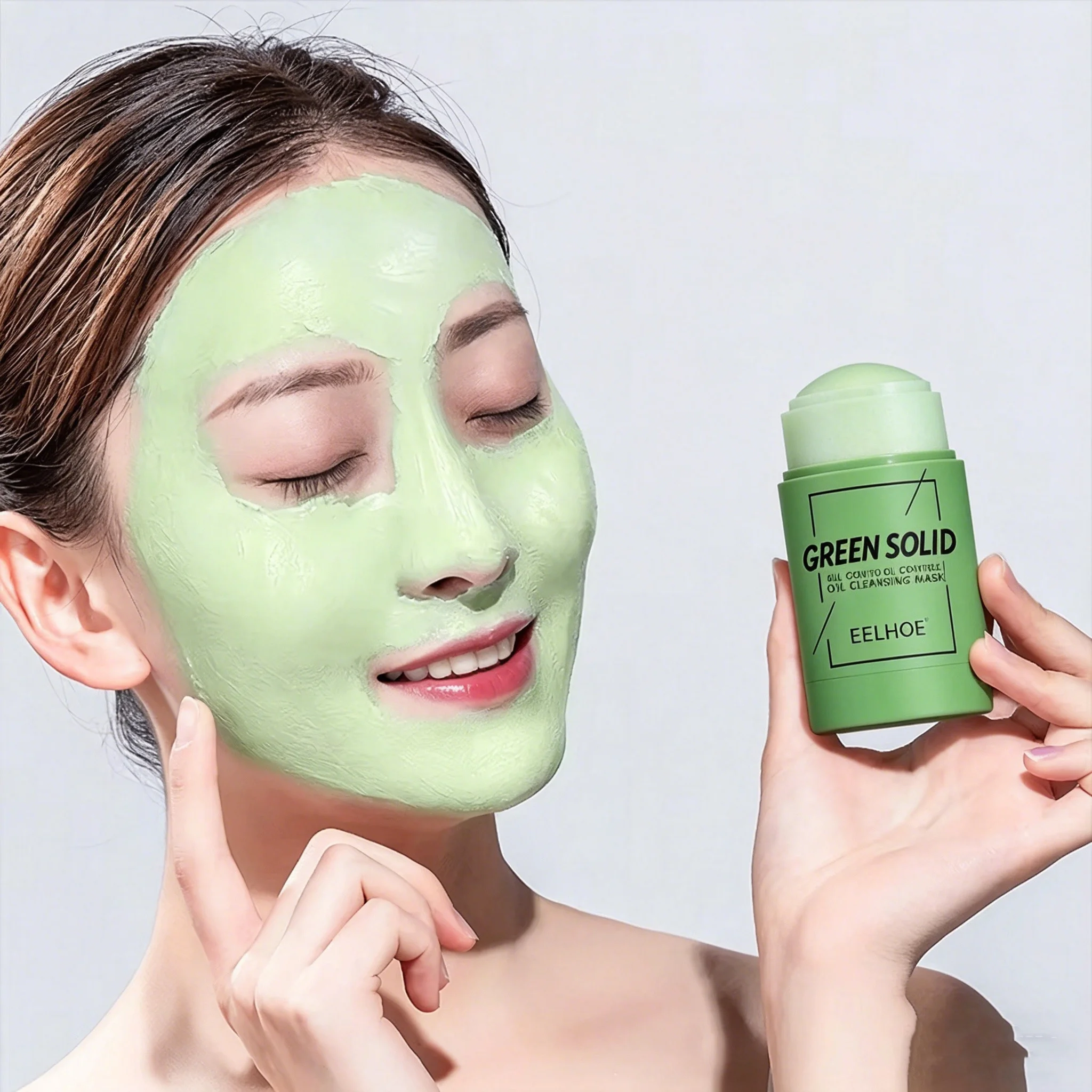 1 ~ 5PCS Groene Thee Klei Stok - Green Tea Cleansing Clay Mask recensie en prijs