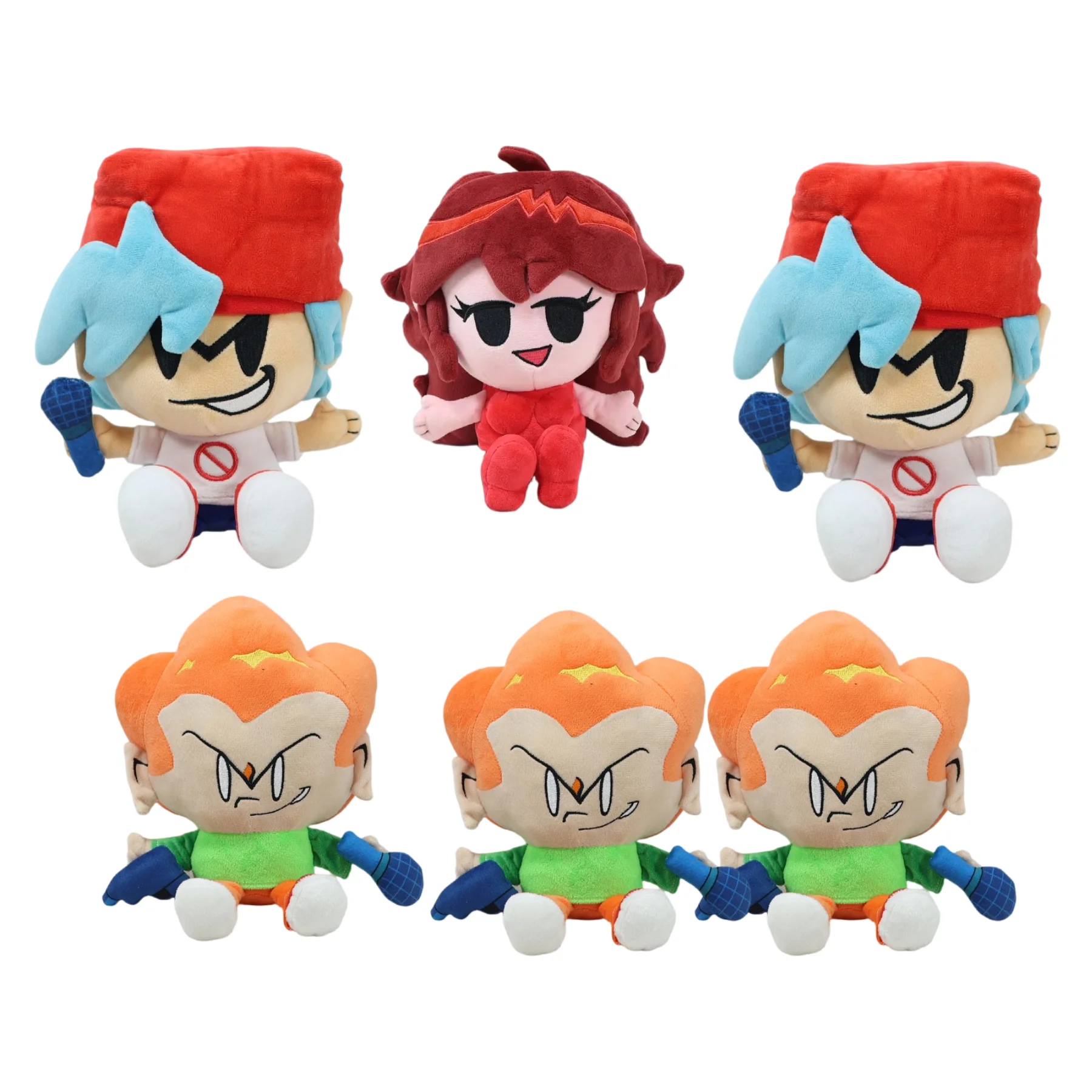 Juguete de peluche de 20cm del personaje del juego Friday Night Funkin, muñeco de dibujos animados suave para niños y niñas, regalo de cumpleaños