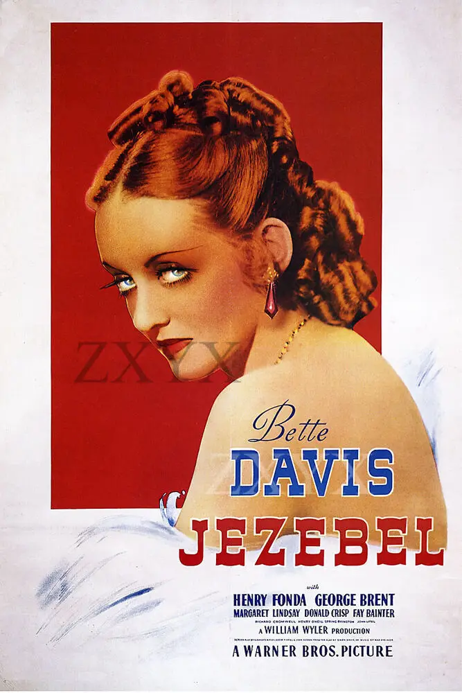 Jezebel Vintage Bette Davis Henry Fonda Movie Poster Print