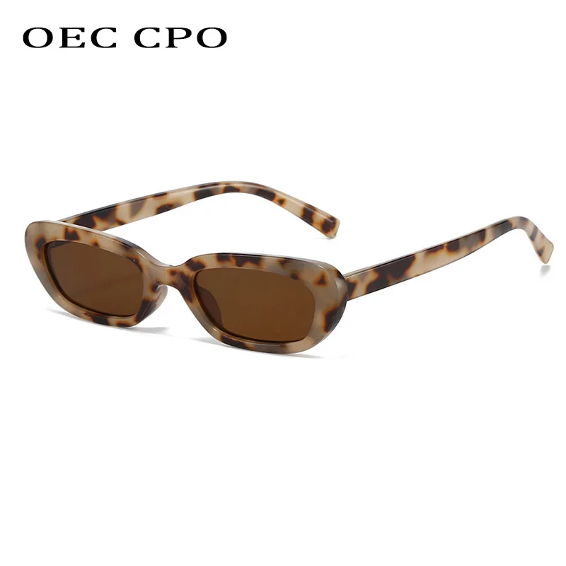 

OEC CPO Ins Popular Fashion Square Luxury Sunglasses Women Brand Designer Rectangle Sun Glasses Female Candy Color Eyewear