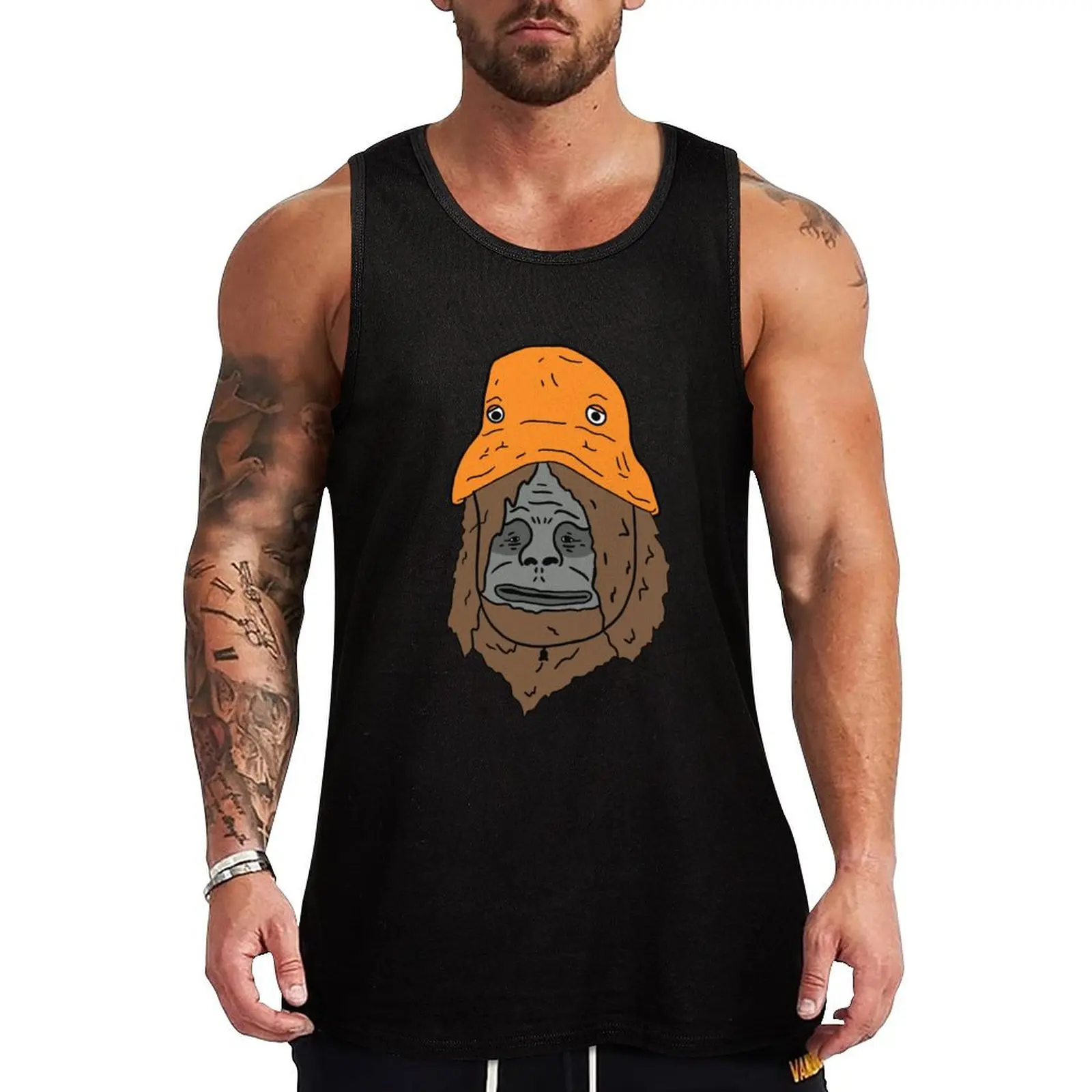 Sassy the Sasquatch Tank Top gym top Man summer clothes Clothing