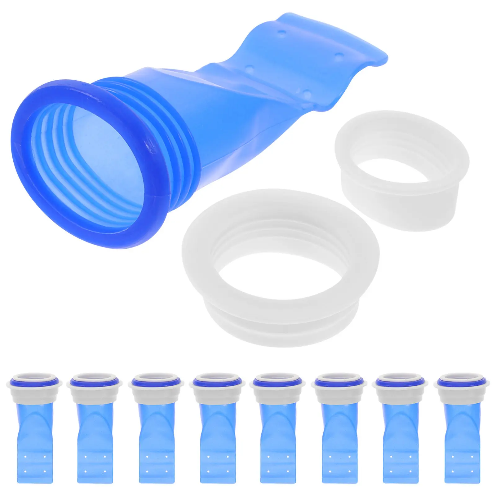 

10Pcs Floor Drain Core Silicone Backflow Preventer Trap Seal for Bathroom Kitchen Toilet Shower Hair Catcher Sewer Drain Stopper