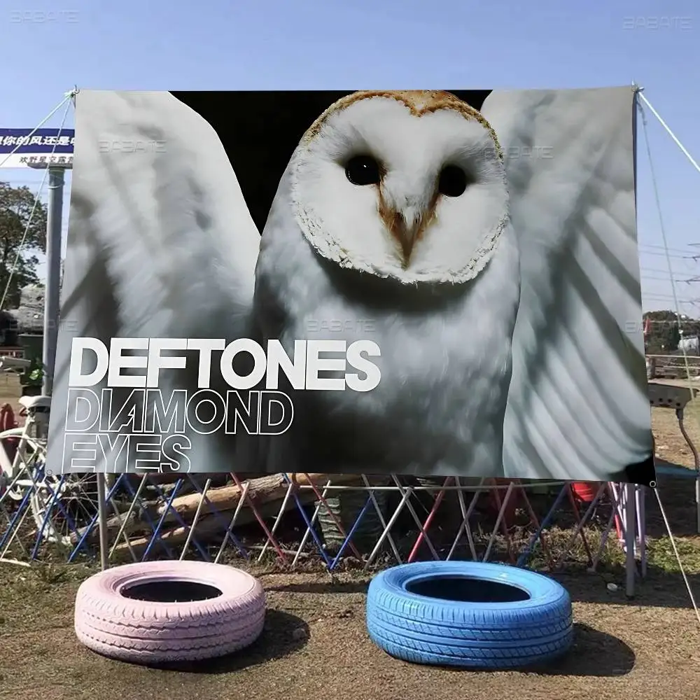 Singer Band D-Deftones Retro Advanced Printing Commercial Advertising Flag Company Party Banner