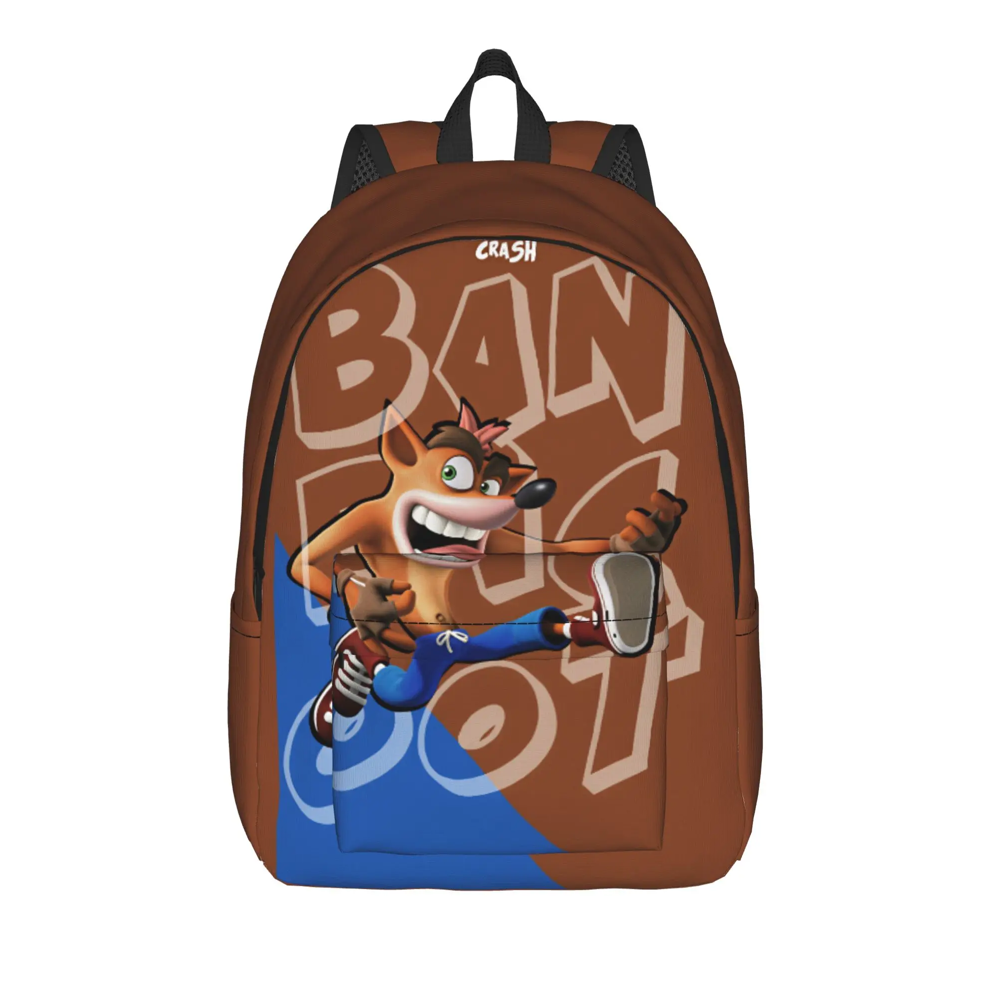 Crashs Bandicooted Backpack  Workout Backpacks Men Stylish High School Bags Colorful Large Rucksack