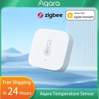 Aqara-Sensor inteligente de temperatura Zigbee, calidad del aire, presión, temperatura, humedad, materia, hogar inteligente, aplicación Apple Homekit