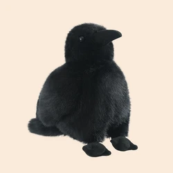 15-30cm Cute Lifelike Crow Bird Plush Toy Soft Pillow Black Bird Stuffed Plush Animals Kids Toy Gift For Children Birthday Gift