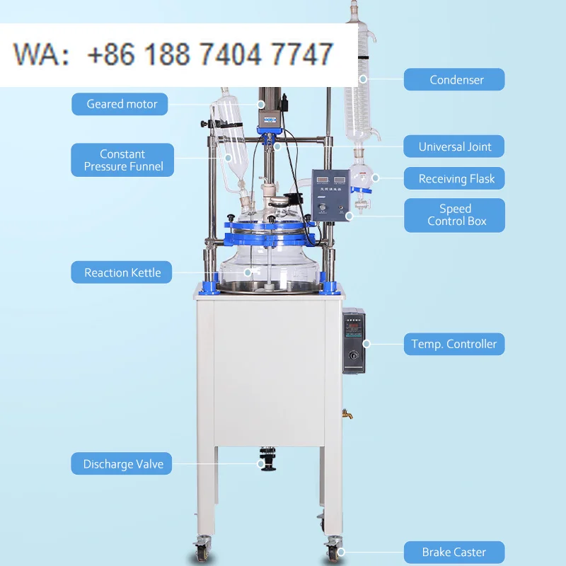 Multifunctional Single Layer Glass Reactor