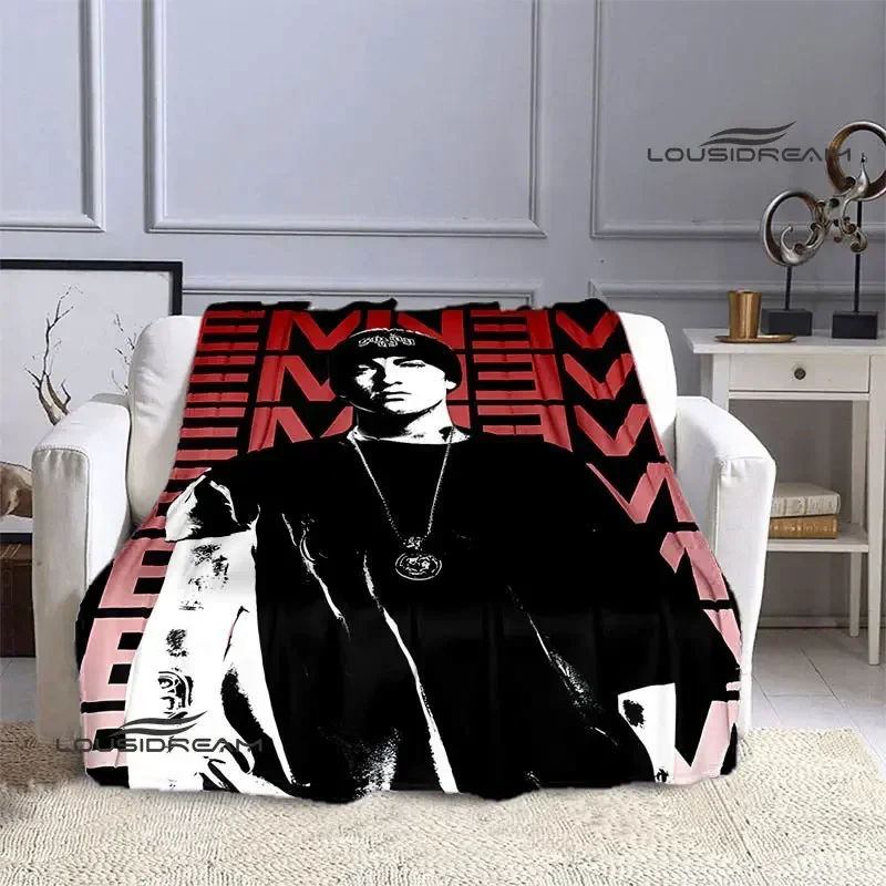 

Eminem hip-hop singer printing blankets Warm Blanket Flannel Blanket Picnic blanket blankets for beds Birthday Gift