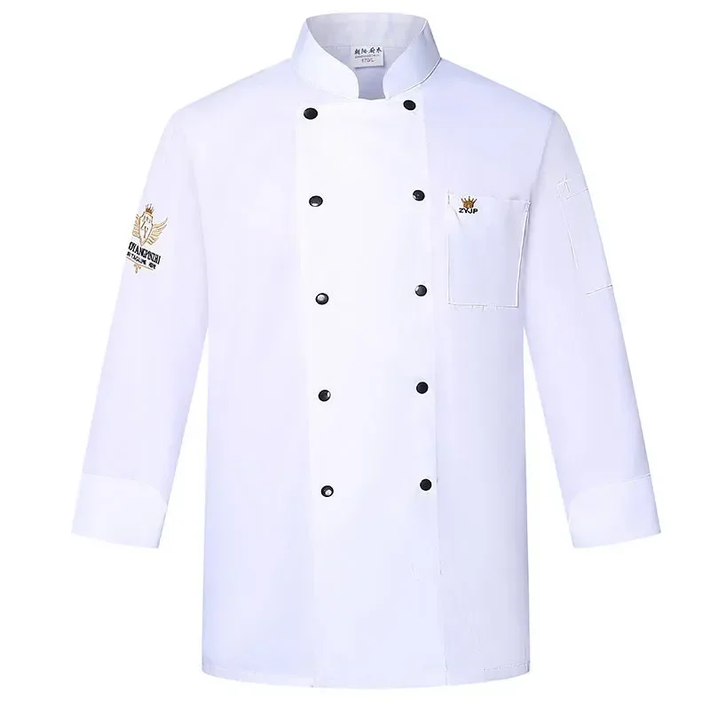 Cooking Soft Size Service Food traspirante Catering Uniform Chef Plus Coat Jacket Bakery Cook Kitchen Restaurant