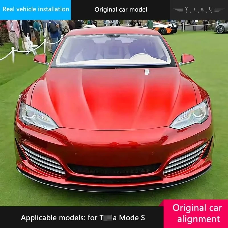 Custom made The New Car Parts Are Suitable forTesla MODEL S 2015-22 Modified Wide Body Kit TOP Front Rear Bumper Side Skirt Tail