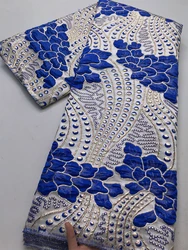 Brocade Jacquard Lace Fabrics Latest Nigerian Damask Lace Fabrics Lace for diy Women Evening Dresses High Quality, 5Yards 4090