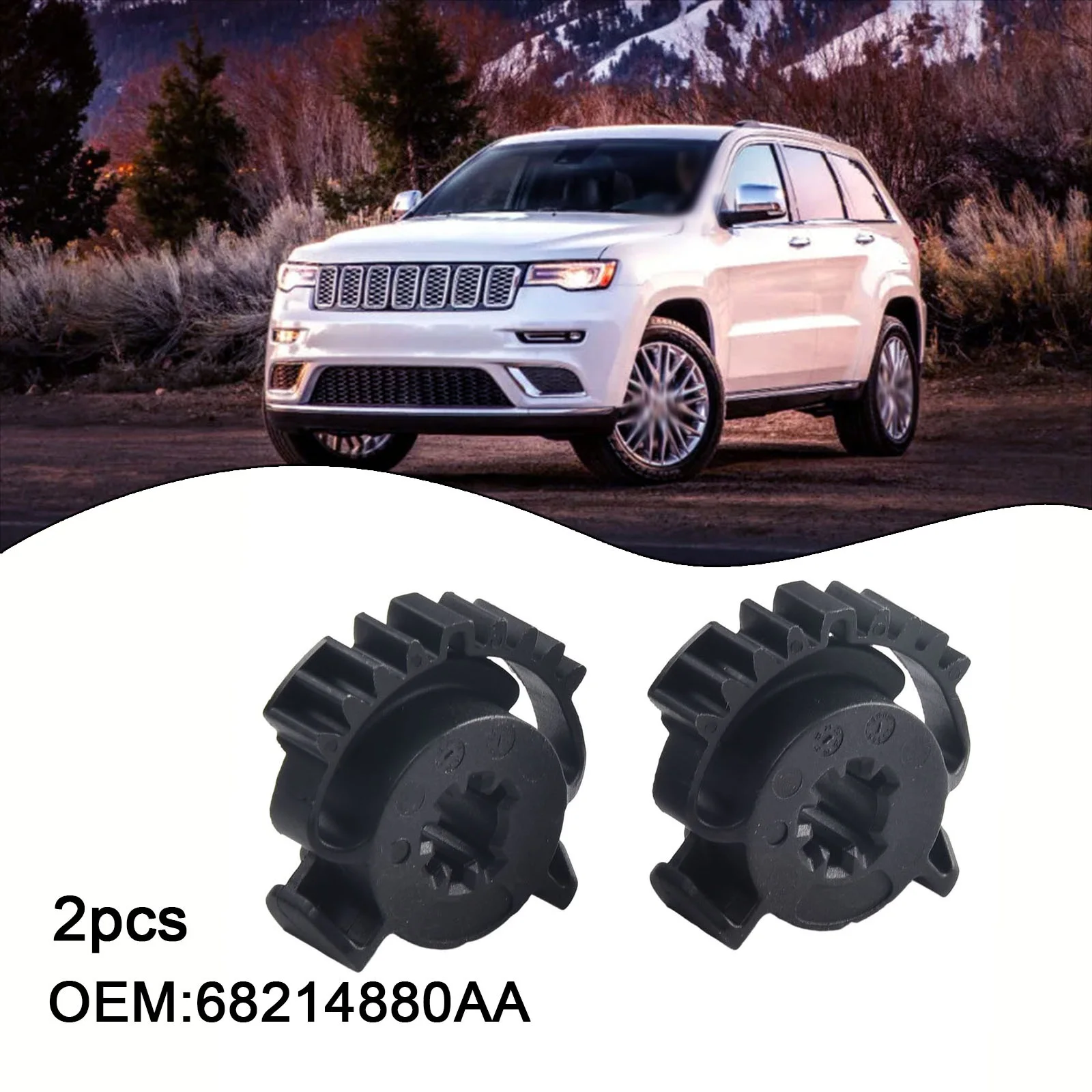 2x Replacement HVAC Blend Door Actuator Gear for For JEEP For GRAND For CHEROKEE 2011-2016 Heater Airflow Control Component