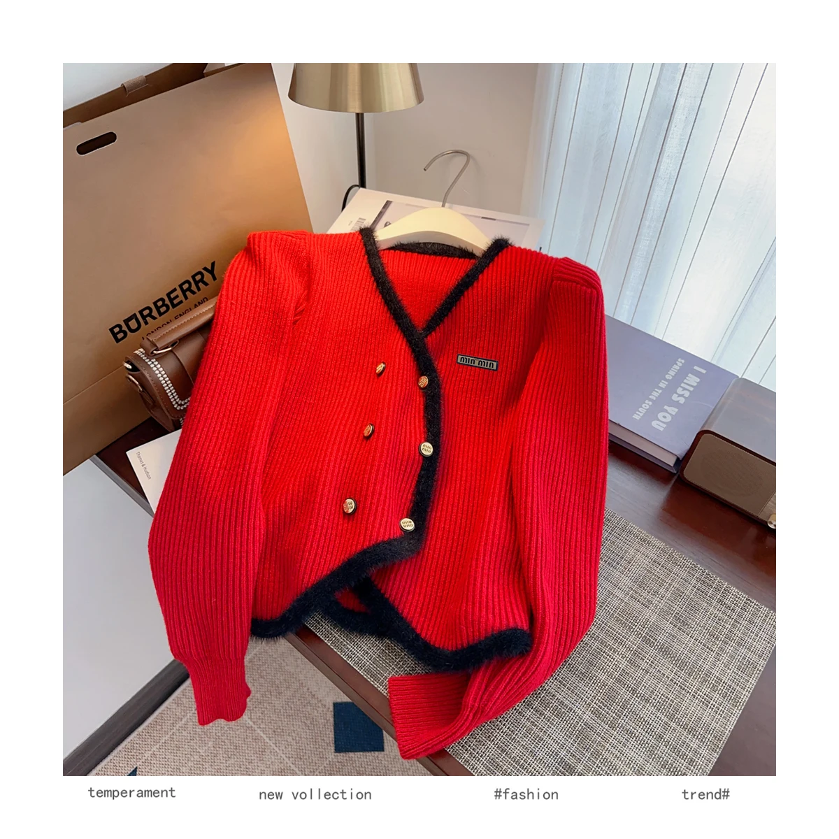 Elegant Stylish Sweater Women Cardigan Tops Double-breasted Long Sleeve Knitwear Fashion Chic Ladies Jumpers Femme 2024