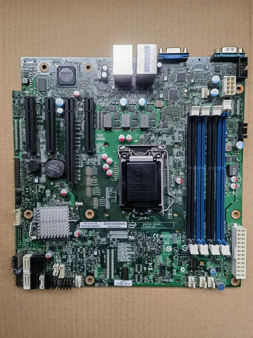 บอร์ดเซิร์ฟเวอร์ S1200V3RP ซ็อกเก็ต LGA1150 DDR3 เมนบอร์ดและ I/O