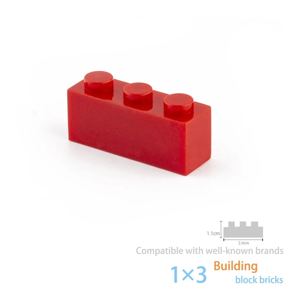 MOC 3622 High-Tech อุปกรณ์เสริม 1x3 Bicks อิฐปกติ 20PCS Building Blocks ของเล่นเพื่อการศึกษาของขวัญการวิเคราะห์ของเล่น