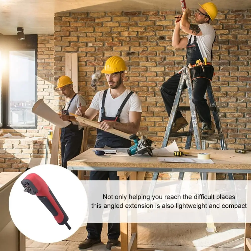 ترقية الزاوية اليمنى تمديد سائق الانحناء 90 درجة تدوير اليسار واليمين حامل المقبس المغناطيسي الأزرق والبرتقالي أداة يدوية