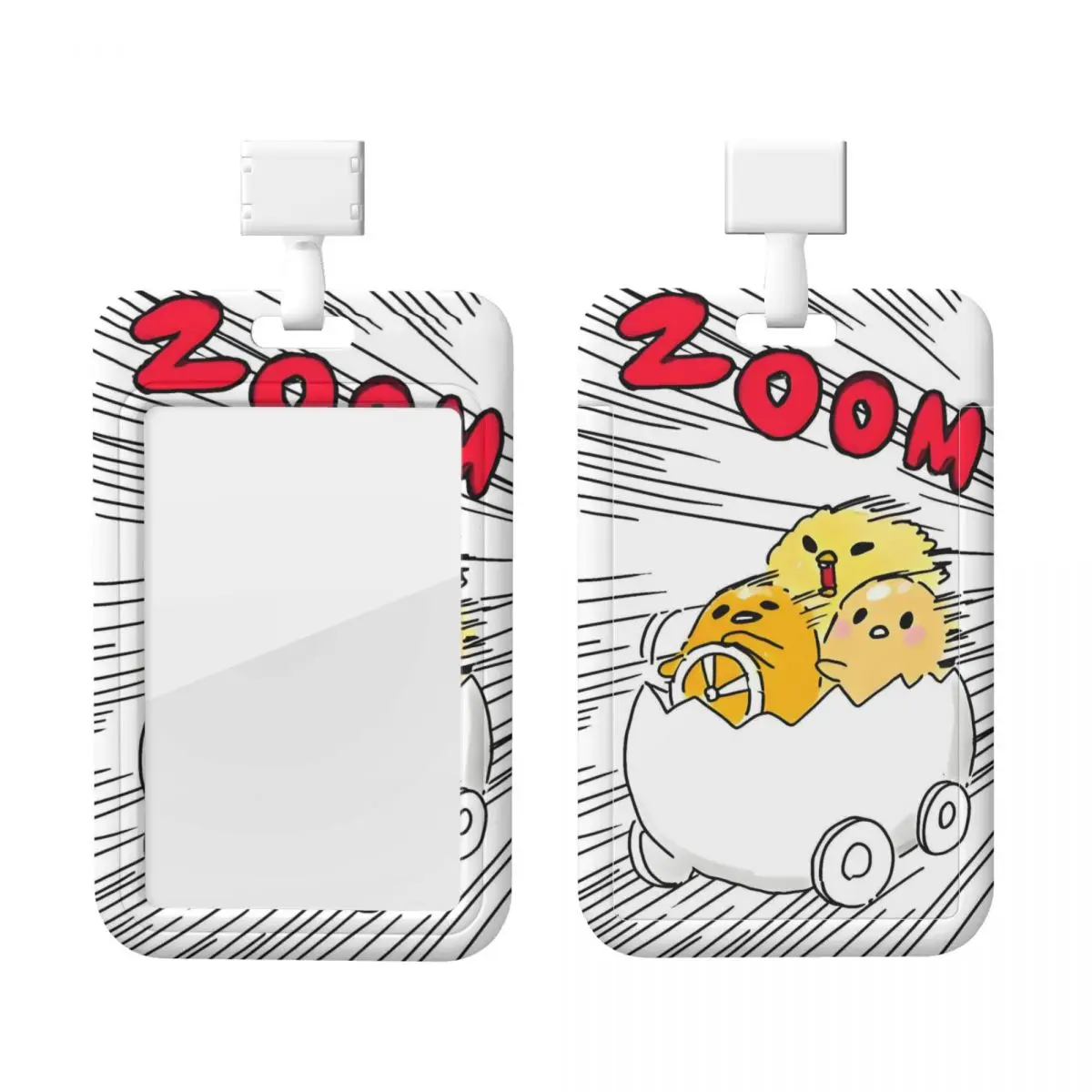 

Custom Anime Gudetama Cartoon Credit Card Holders Neck Strap Lanyard ID Badge Card Holder For Hospitals Nurse Card Holder