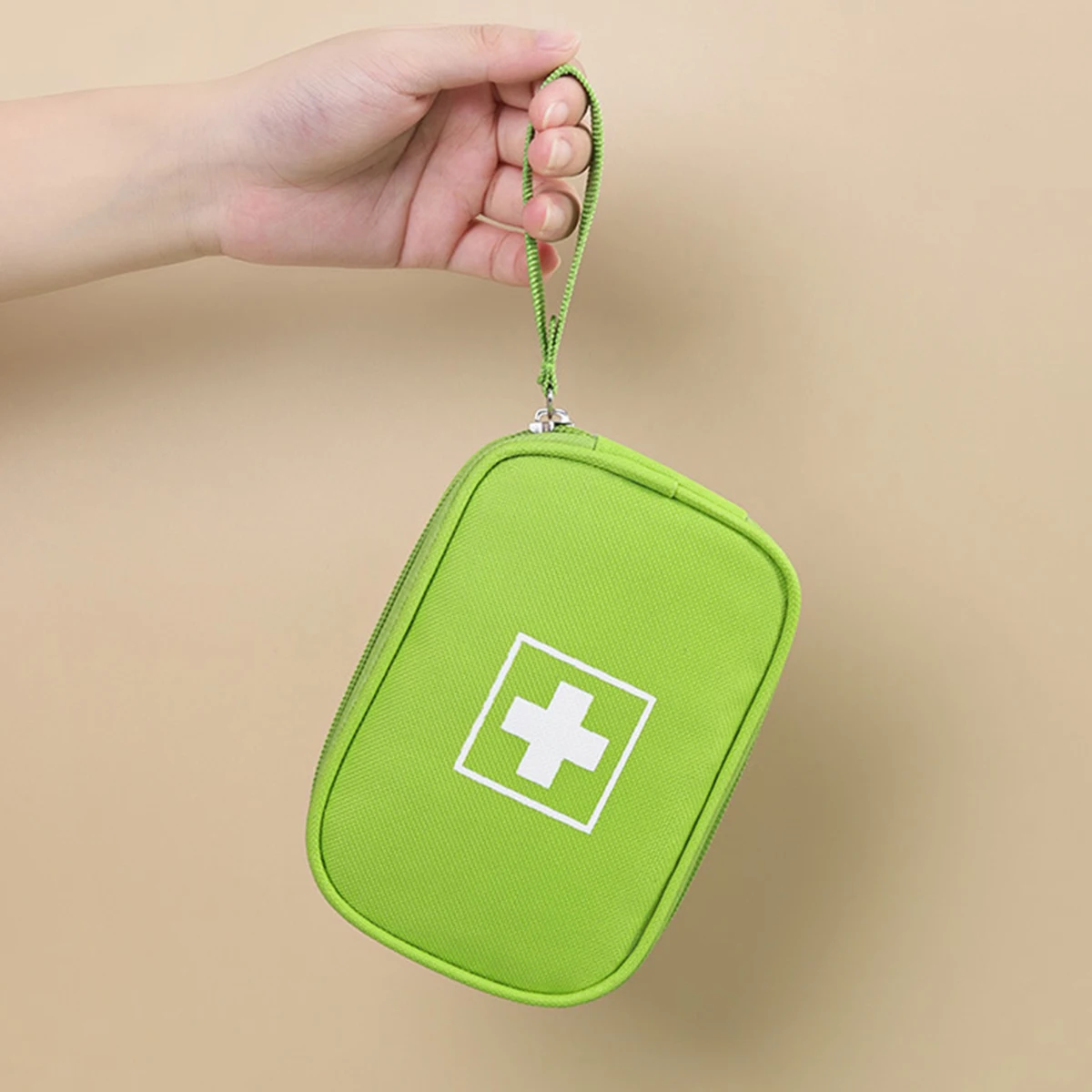 حقائب اليد المحمولة حقيبة طبية حقيبة ماكياج مقاوم للماء الإسعافات الأولية للسفر في حالات الطوارئ تخزين الأدوية مقبض تصميم سستة #4