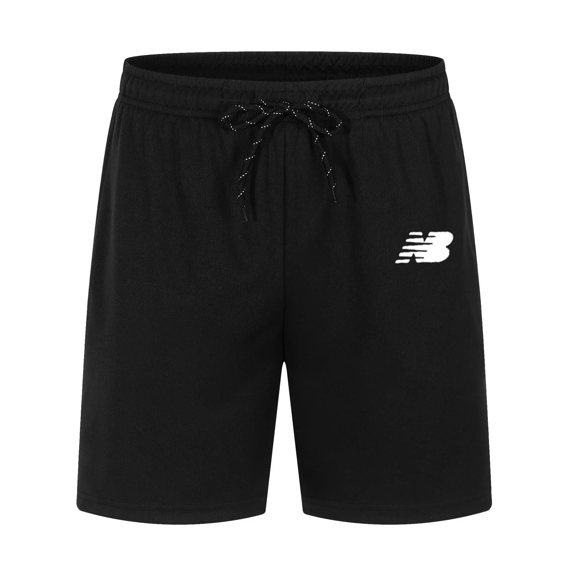 2024 New men's casual sports shorts training with breathable mesh shorts quick dry fitness jogging five quarter pants