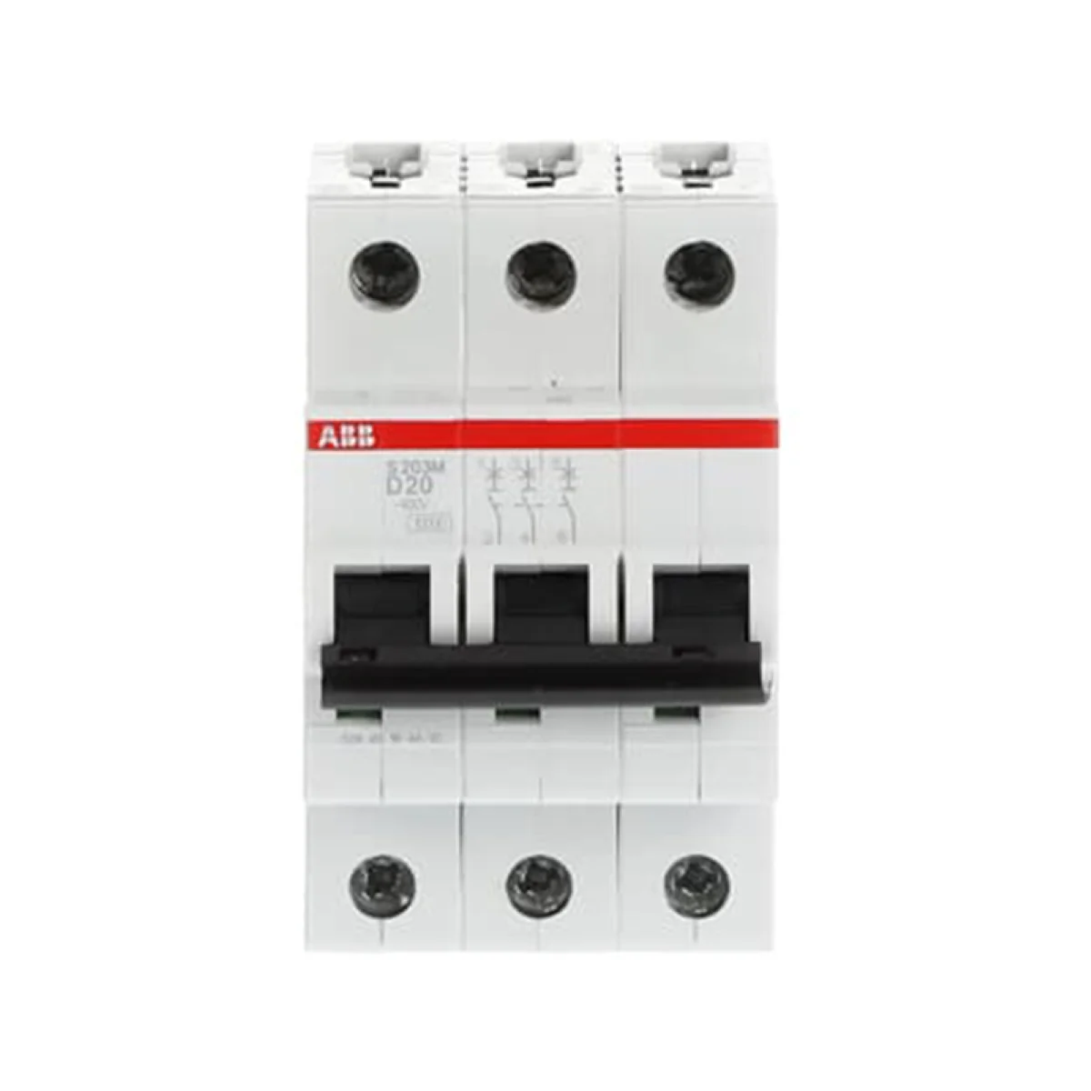 

S203M-D20 2CDS 273001 R0201 10113502 3П | 20А | Д | Миниатюрный автоматический выключатель 10кА