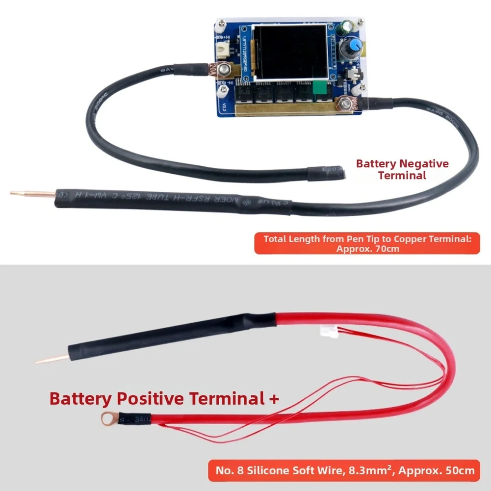 Portable Spot Welder 2000A Dual Pulse LCD Screen For DIY Lithium Battery Nickel Strip Welding Power Tools