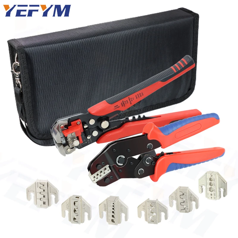 Multi-function Crimping Tools SNX Jaw For XH2.54/DuPont2.54/2.8/4.8/6.3/ Non-Insulated/Ferrule Terminals Ratcheting Pliers