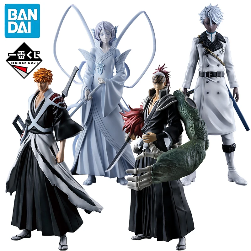 

BANDAI Ichiban KUJI BLEACH: Thousand-Year Blood War Kurosaki Ichigo Abarai Renji Kuchiki Rukia Hitsugaya Toushirou PVC Anime Toy