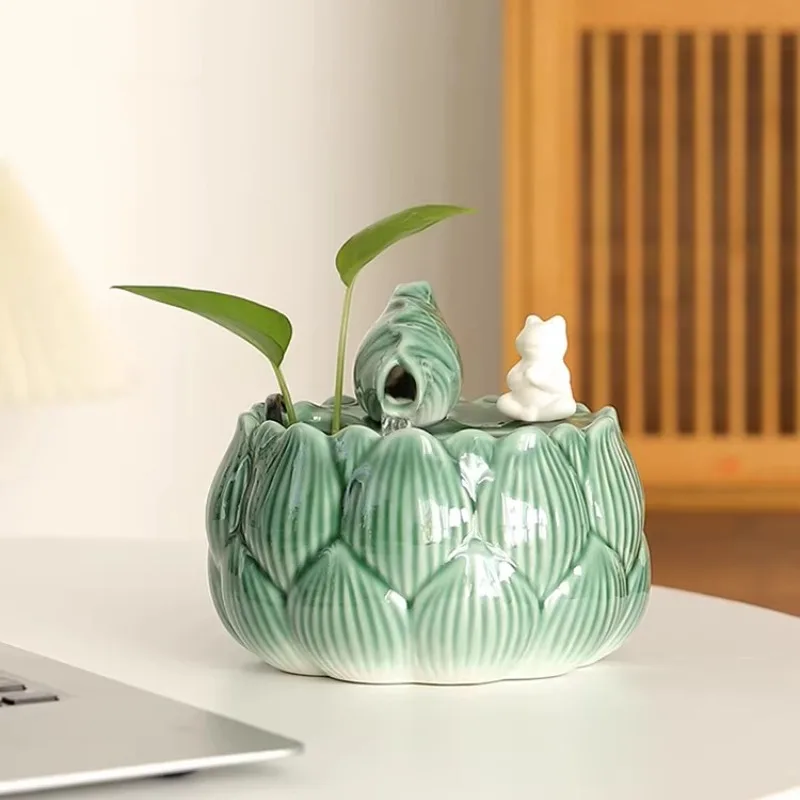 

Small Water Dispenser Fountain Creative Desktop Decoration for Living Room and Office