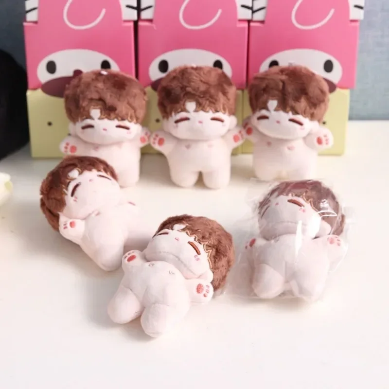 10cm Kawaii Plush Doll Cute Cotton Cartoon Idol Star Cotton Xiao Plush  figure Desk Decoration Toy Gift