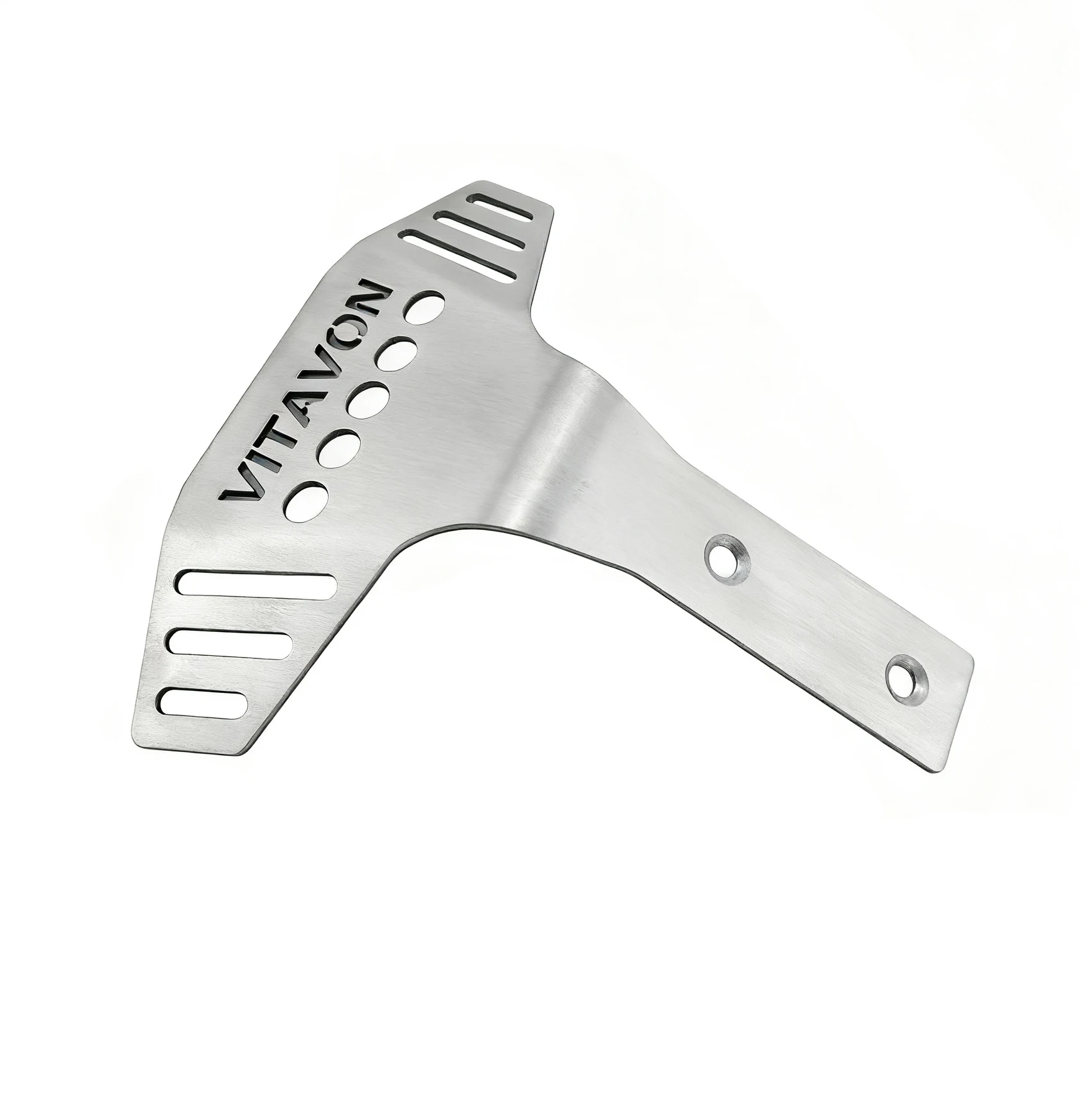 VITAVON ステンレス 1.5mm 厚さ フロントシャーシアーマー スキッドプレート トラクサス UDR 1/7用