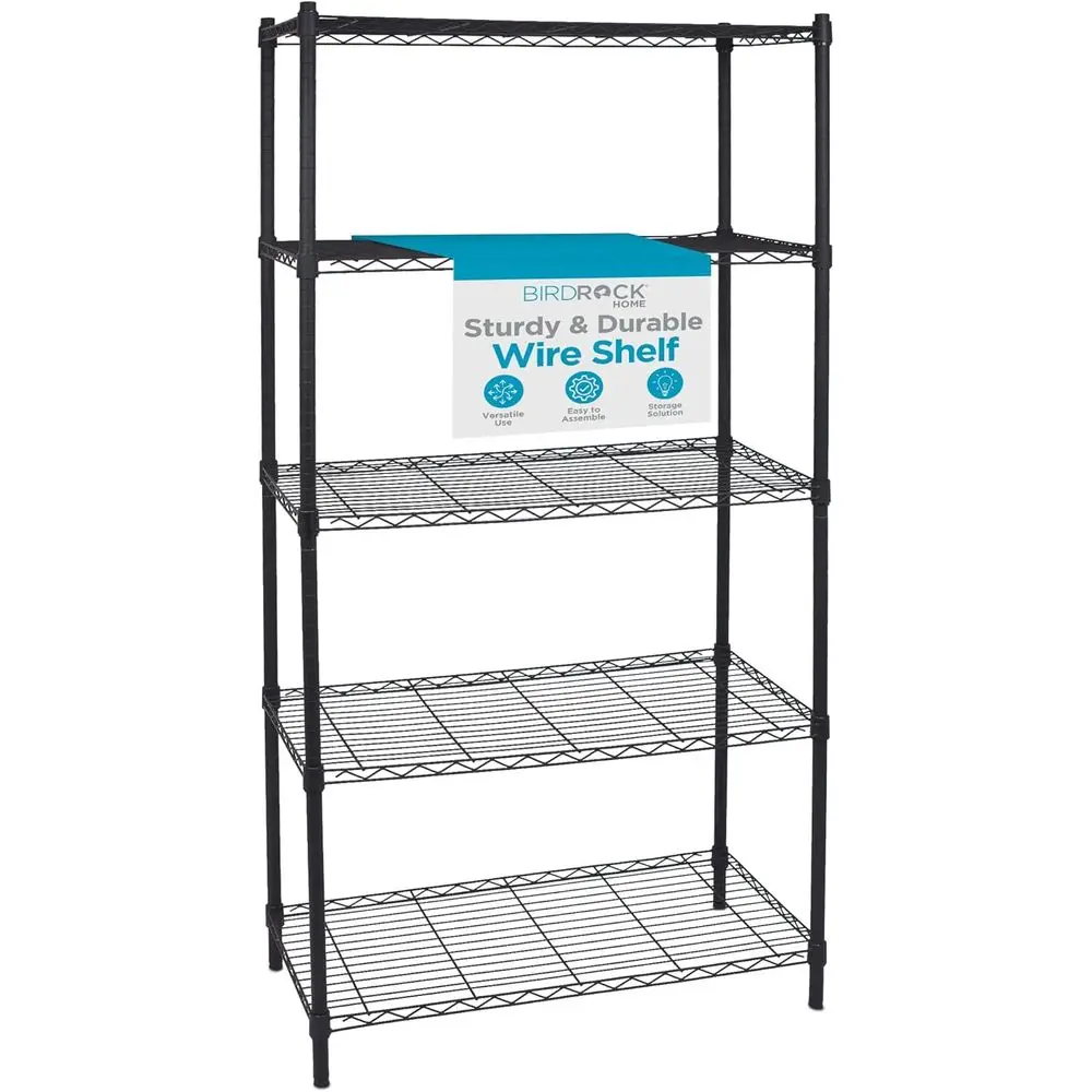 

Лучшая в интернете 5-ярусная регулируемая металлическая стеллажная система | Сверхпрочная стеллажная система для хранения | Металлические стеллажи для гаража, ресторана, промышленного использования - широкие стеллажные системы, прочные.