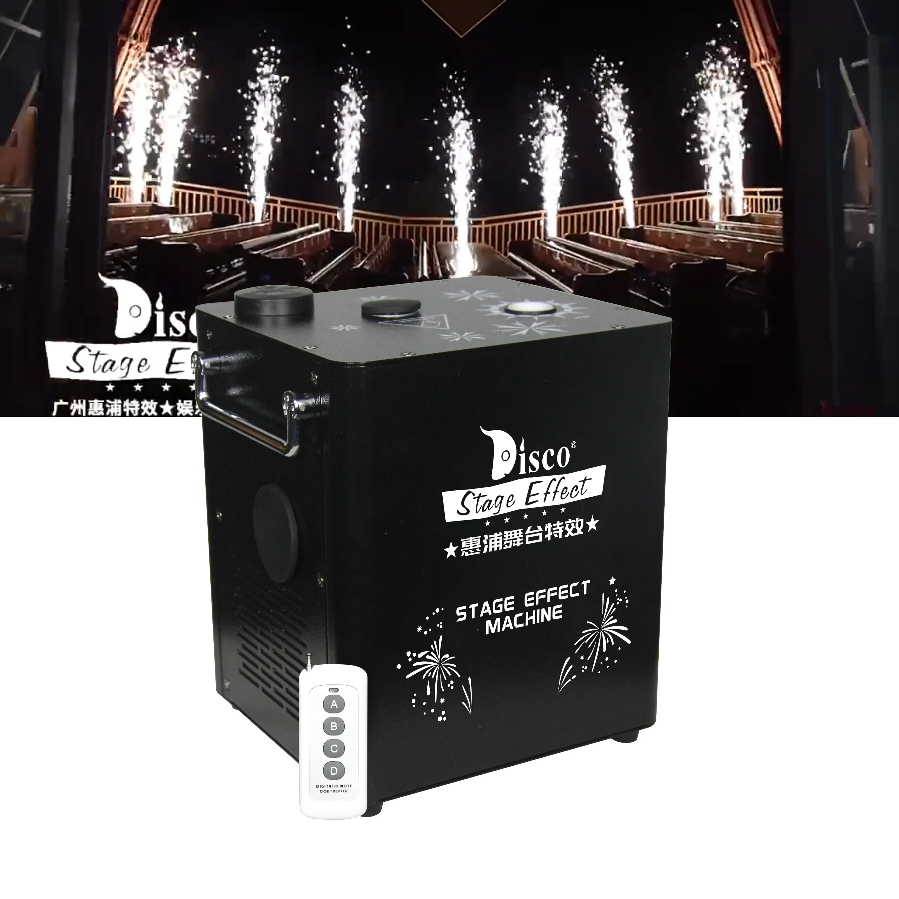 Spark Machine, Whirling Cold Firework Machine  For Outdoor Party And Stage Performance Wedding Bars Music Festivals