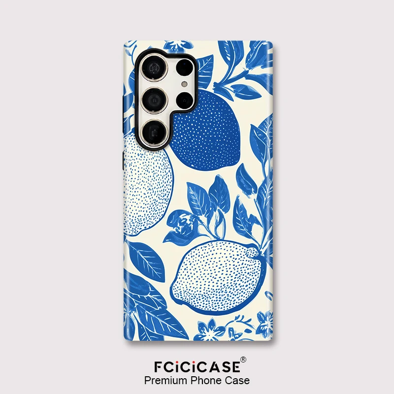 Fcicicase Fashion Flower Phone Case For Samsung Galaxy S26 Plus S26 Edge S26 Ultra Acrylic Dual Layer Shockproof Cover Funda
