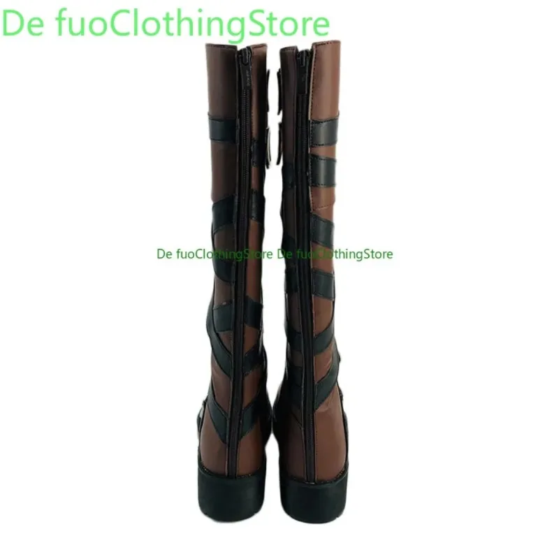 DefuoArknights Fiammetta Cosplay Schuhe Anime Convention Stiefel Anime Spiel Rollenspiel Schuhe Und Stiefel Halloween Party