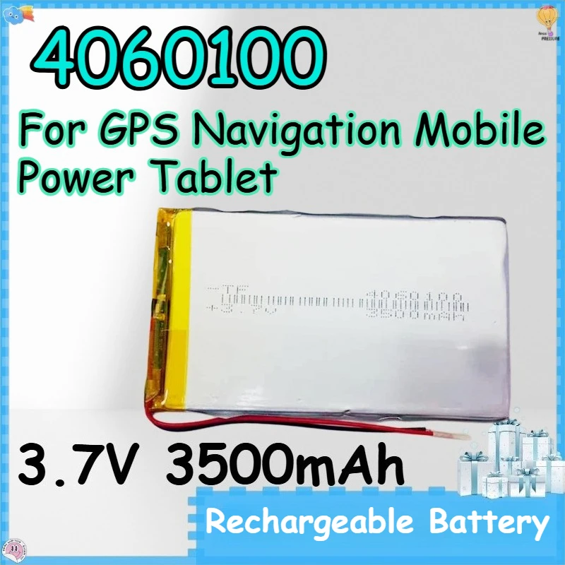 

4060100 3.7V 3500mAh Rechargeable Battery for GPS Navigation Mobile Power Tablet Lithium-ion Battery