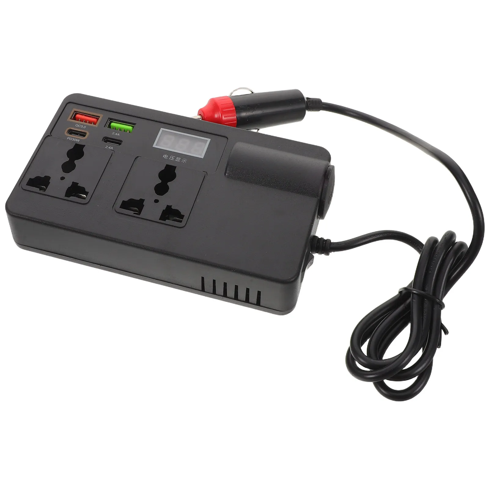 

Car Power Inverter 120W 12V 24V to 220V USB Multi-Function Socket Vehicle Adapter Laptop Phone Charging Port