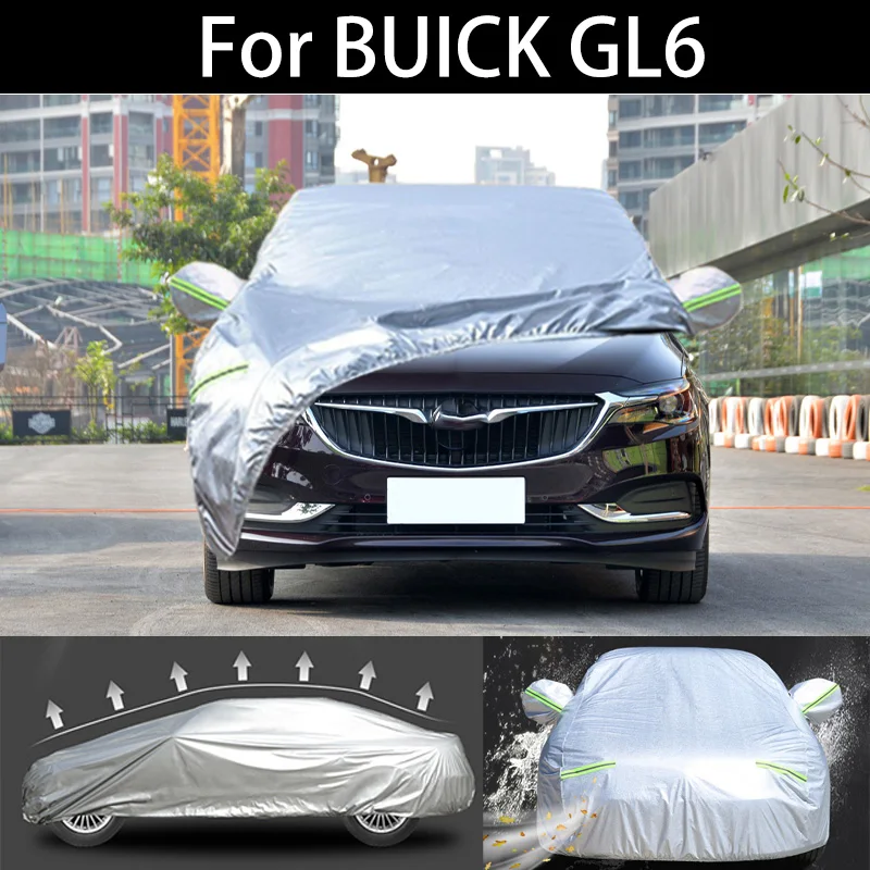 

For BUICK GL6 full Car Covers Dustproof Outdoor Indoor UV Snow Resistant Sun rain Protection waterproof hail cover for car