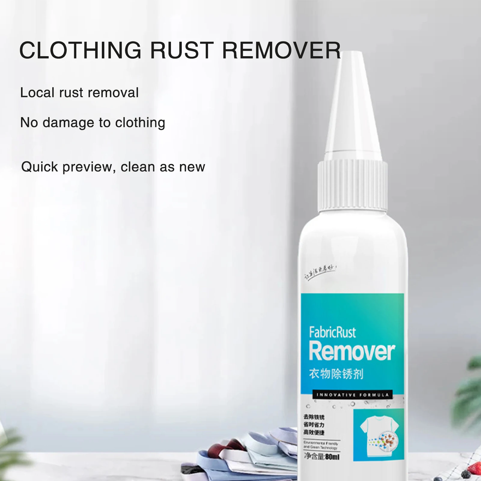 Fabric Rust Stain Remover Emergency Clothes Stain Remover for Rust Water Stains  Spots