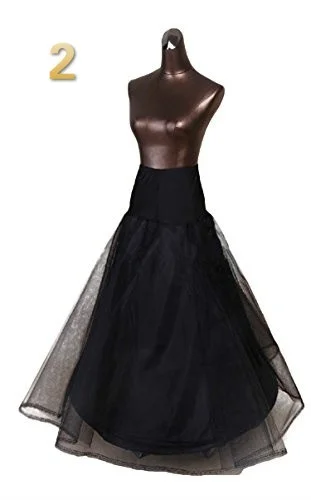 Jupons noirs pour robe de mariée, crinoline jupon tulle, sous-jupe de mariage