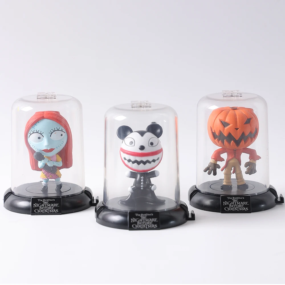 9 Pcs Nightmare Toy Figure Collection For Christmas Gifts Jack Skellington Sally Figure 2.5 Inch