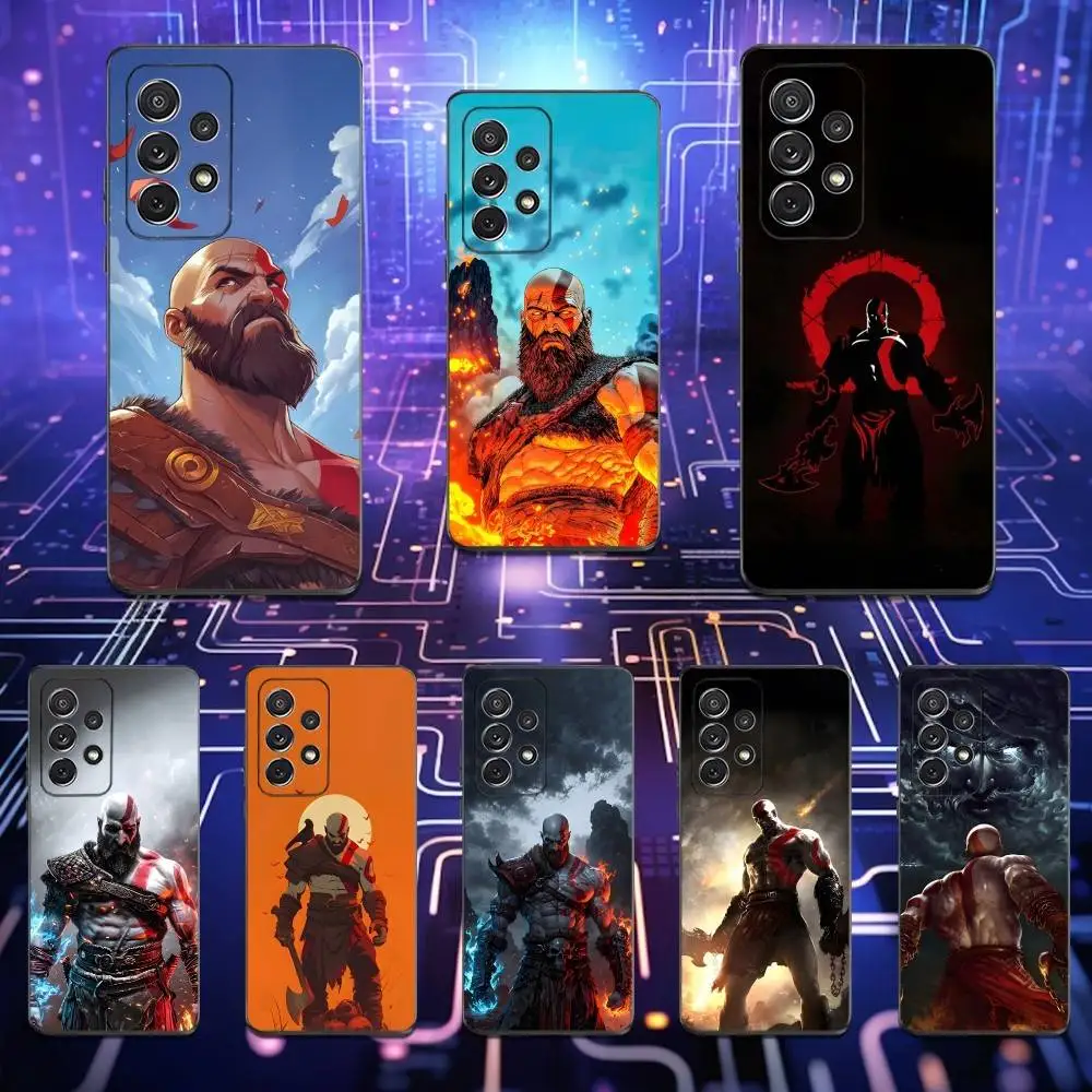 

G-God OF W-Wars Game Phone Case For Samsung S25,S24,S23,S22,S21,S20,S10,Ultra,Plus,Lite,FE,Soft Silicone Black Cover