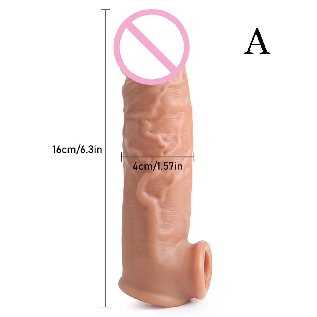 Reusable Penis Enlargers Realistic Dildos Condoms Soft Dick Extender Enhancer Delayed Ejaculation Cock Sleeve Sex Toys for Men