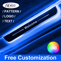 Customizable LED Pedal Lamp RGB Neon Welcome Light  For Renault Hyundai Toyota Honda Skoda Other The Best in Automotive Noveltie
