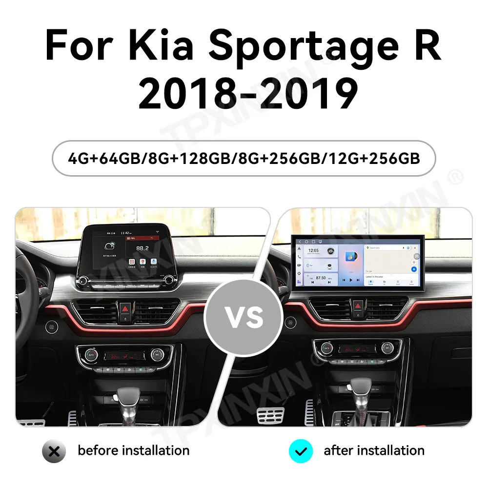 Touch Screen Car Radio For Kia Sportage R 2018-2019 Android GPS Automotive Multimedia Auto Radio Stereo Receiver Head Unit