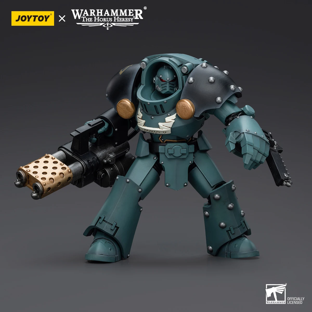 【SF】JOYTOY 1/18 Action Figure Warhammer 40K Sons of Horus Tartaros Terminator Squad Prime Model Toy Gift
