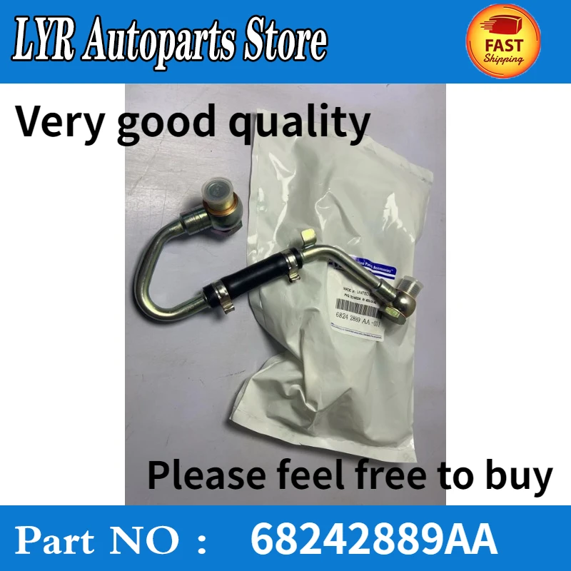 

New Turbo Coolant Feed Line - Supply 68242889AA For Ram 1500 3.0L Jeep Grand Cherokee 3.0 68544932AB 68544932AA