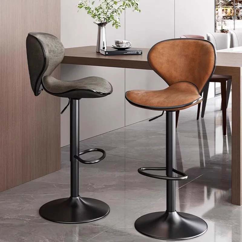 

aesthetic ergonomic bar stools soft Gaming modern height accent chair living room throne swivel taburete alto unique furniture