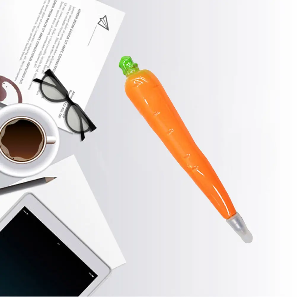 

Carrot Ballpoint Pen Creative Writing Pen Vegetable Design Cute School Office Supplies Perfect for Students Gift