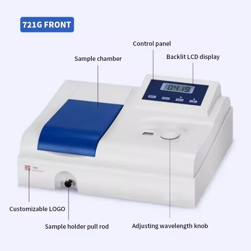 Double-beam UV-Vis Spectrophotometer Laboratory Visible Spectrophotometer with Automatic Wavelength Setting