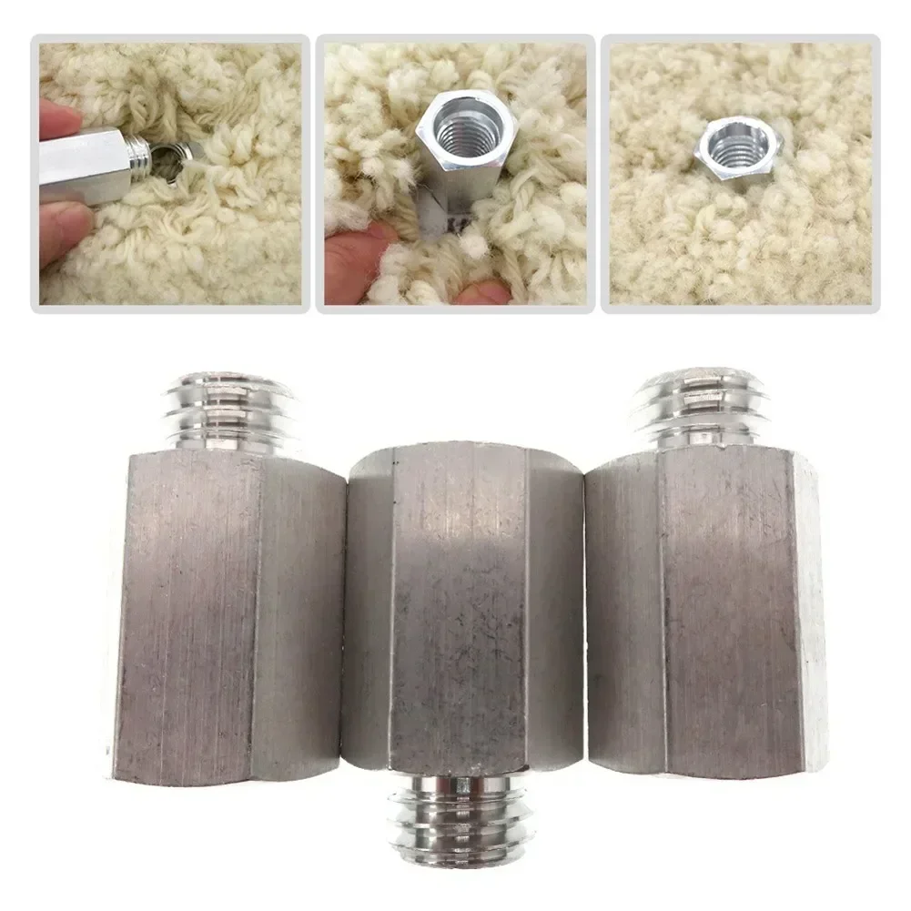 Imagem -05 - Extensor de Rosca Externa Adaptador de Parafuso Ângulo Moedor Polidor Adaptador para Moedor de Ângulo Polidor Almofada de lã Dupla Face 11